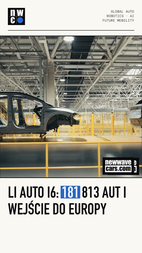 Li Auto i6: 181 813 aut i wejście do Europy